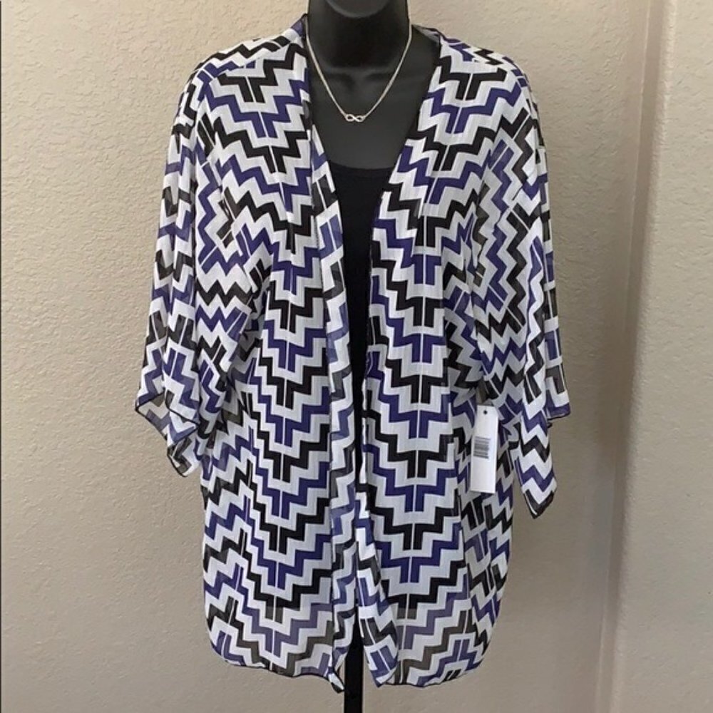 KAII Kimono Top Cardigan Swim Cover Up Duster